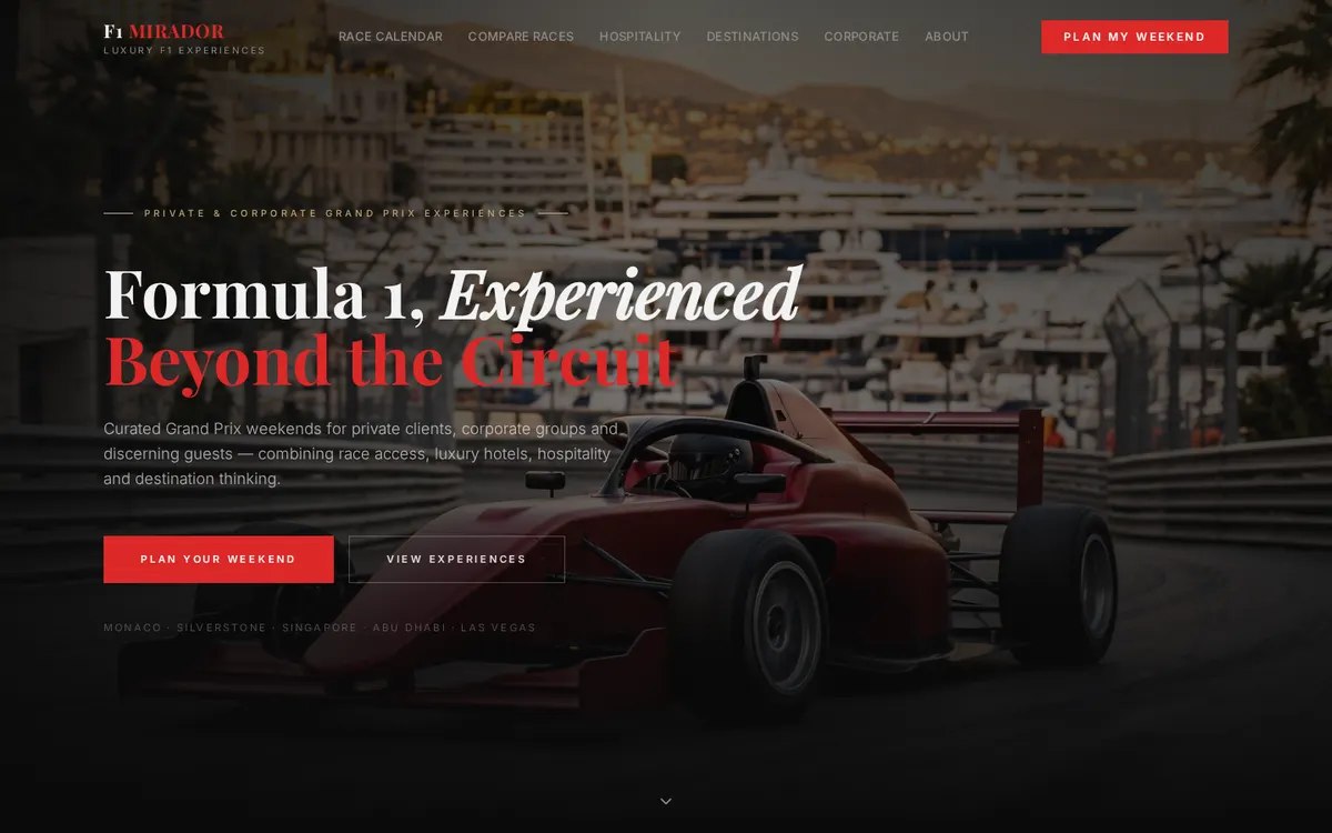 F1 Mirador preview