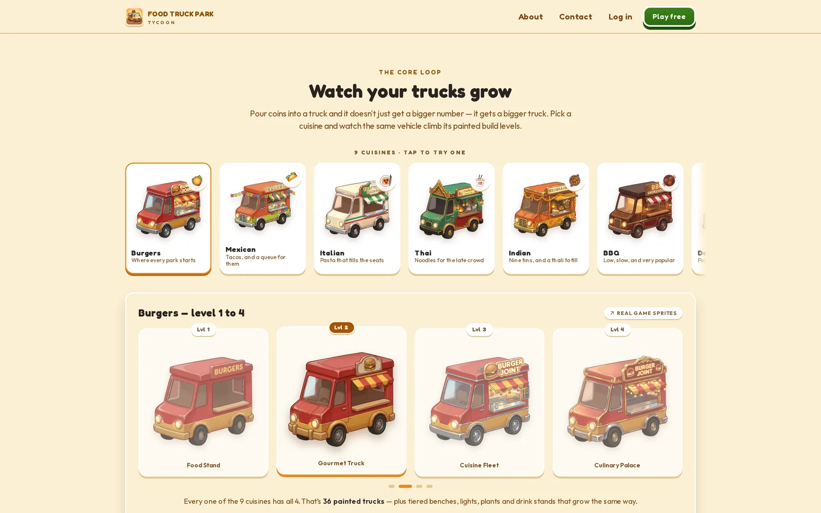 Food Truck Park Tycoon gameplay