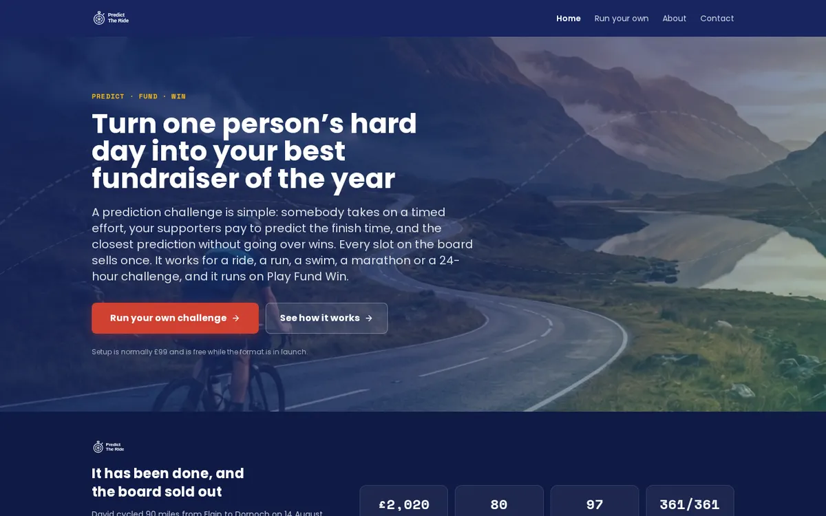 Predict the Ride preview
